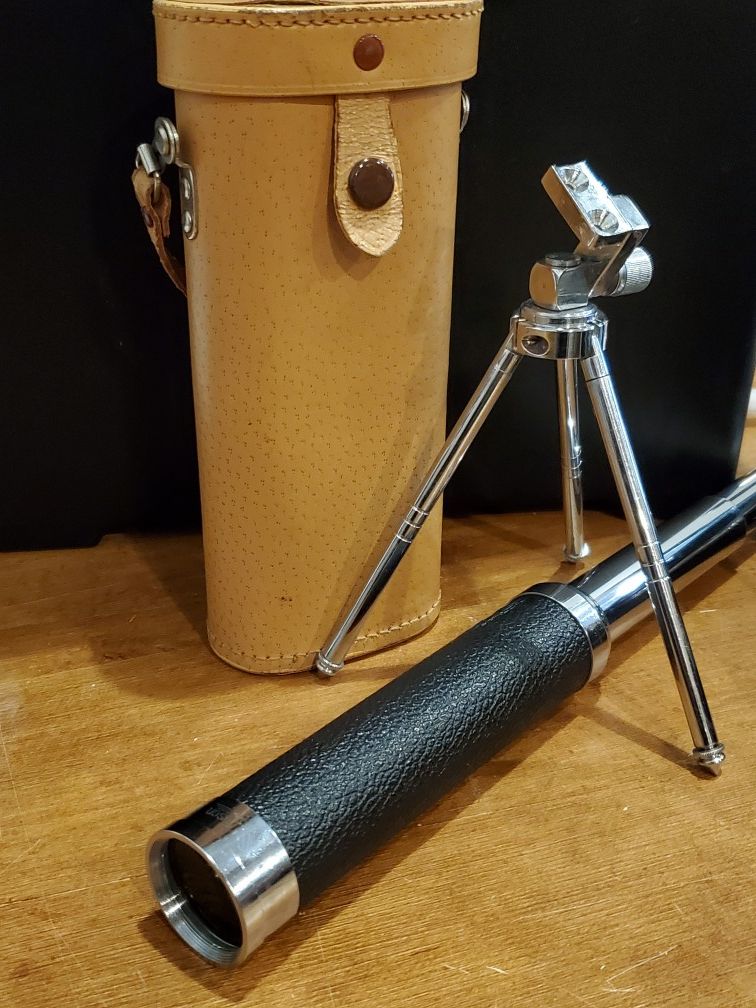 Small Collapsible Telescope with Tripod and Case