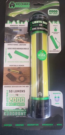 Rechargeable Kuadrant lamps