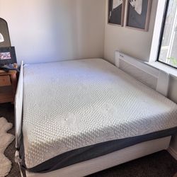 Like New Full Size Mattress, Boxspring And Frame 
