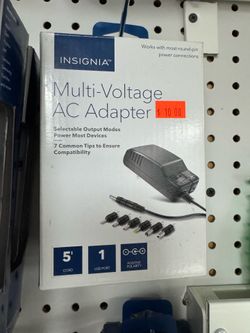 Insignia Multi-Voltage AC Adapter | $10