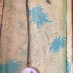 Abalone Mother of Pearl 925 Sterling Necklace