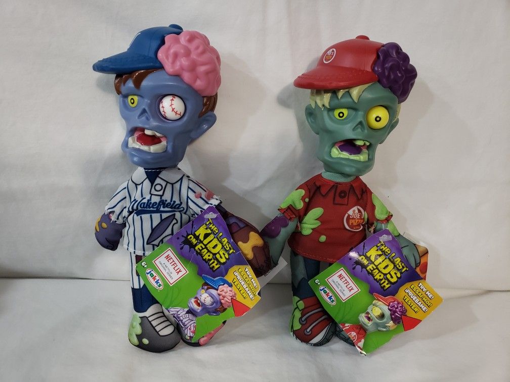 The Last Kids On Earth Zombie Plush Toy 9" Baseball Pizza Delivery Guy

