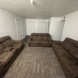 Manual Recycling Sofa Set 
