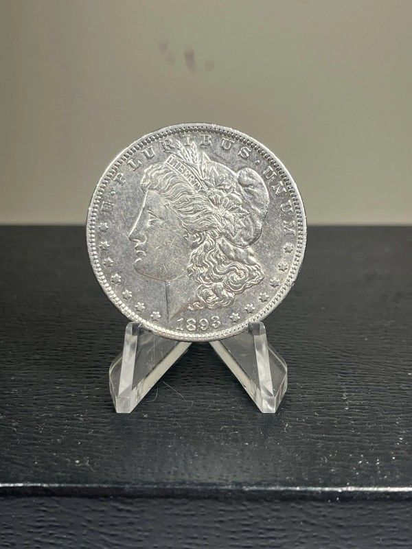 1893 Morgan Silver Dollar XF Cleaned *KEY Date*