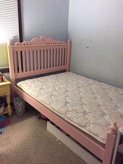 Pink Full Bed Frame