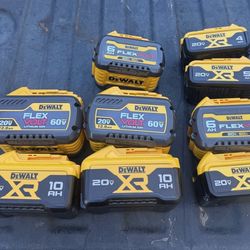 Dewalt flexvolt and xr batteries