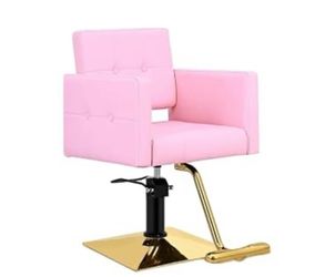Pink Hydraulic Salon/Barber Styling Chair