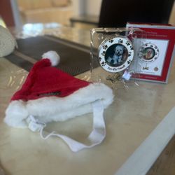 Puppy Hat  Christmas Pet Frame  