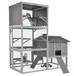 Large Cat Enclosure AIR82, Vertical Climbing Enclosure