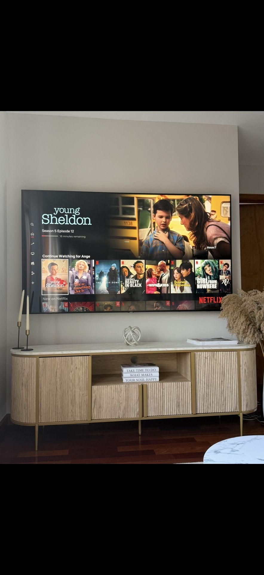 75” Samsung 4K LED TV – Good Condition - $1,000 (Negotiable)