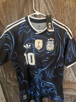 Argentina World Cup jersey size L player version #10  Messi
