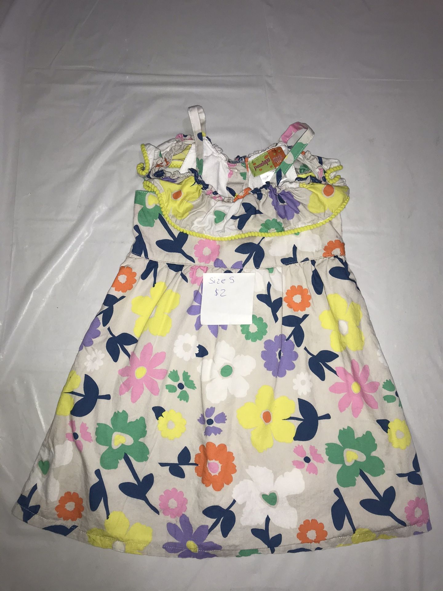 Girls size 5 flower dress