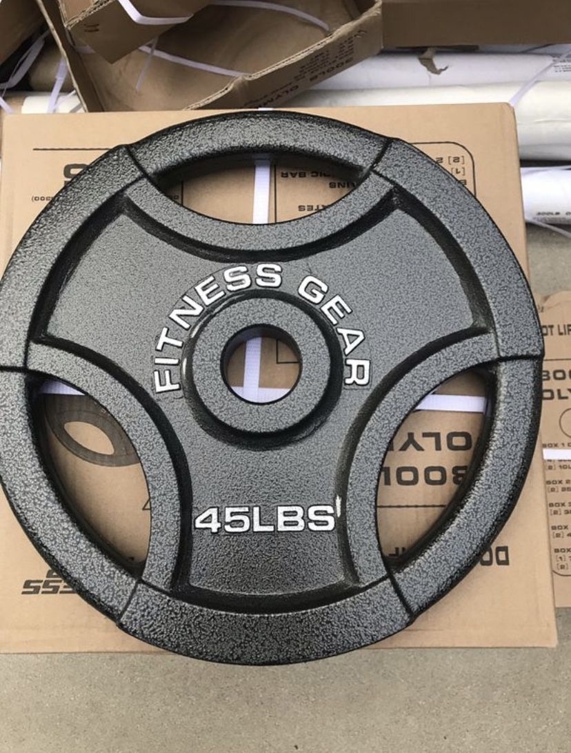 Brand New!!! 45lbs Olympic Weight Set