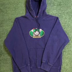 Supreme vampire boy navy hoodie