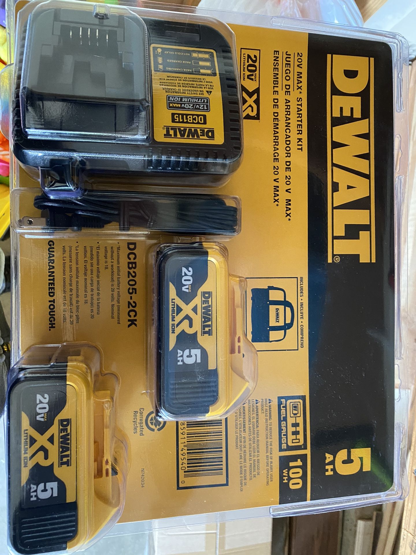 Dewalt Battery Set