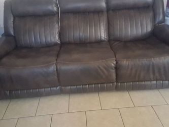 Leather couch