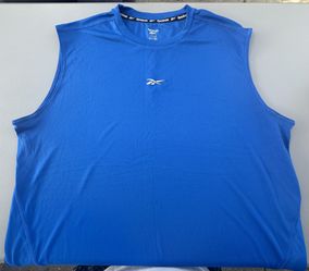 Blue Reebok muscle T 