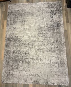 Gray High-Pile Area Rug – 5’7” x 7’10” – $125 OBO