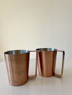 CB2 Moscow Mule Copper Set Of 2