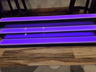 LED bottle display 3 tier 54in long