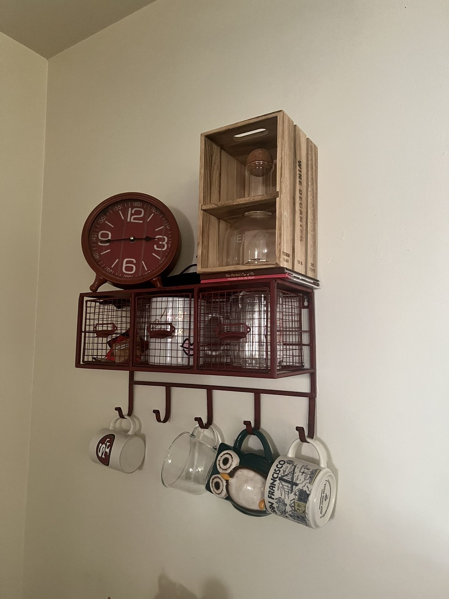 Table, Lamp, Rack