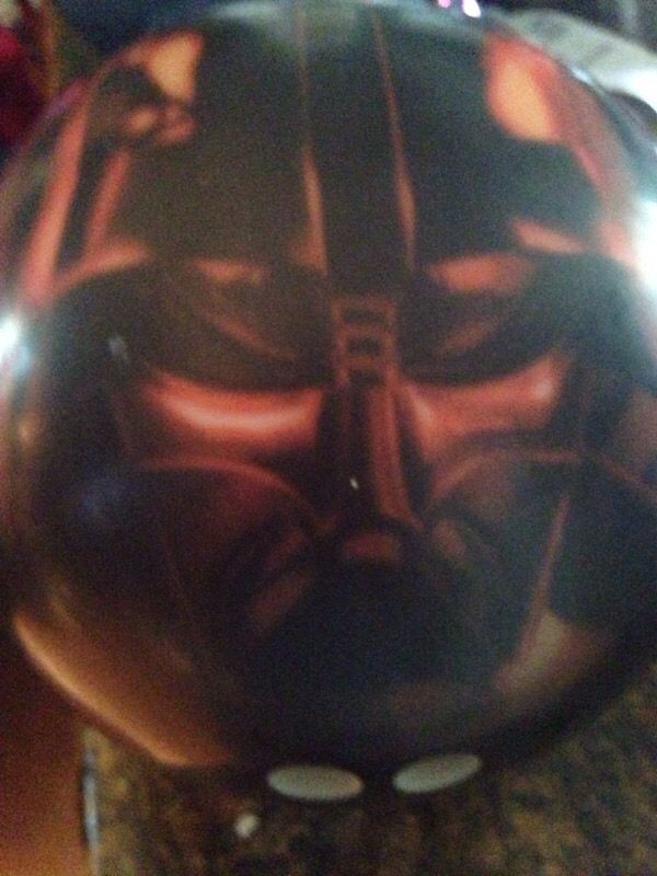 Star Wars Darth Vader youth bowling ball and bag. 7 lbs