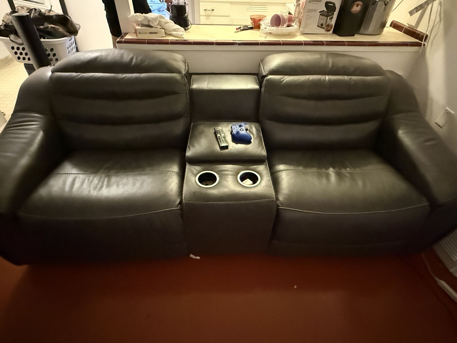 Center Line 3-Piece Power Reclining Loveseat with Console