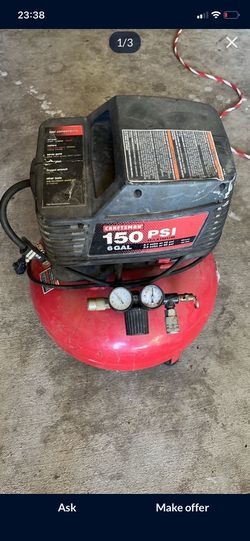 Craftsman air compressor 6 gal