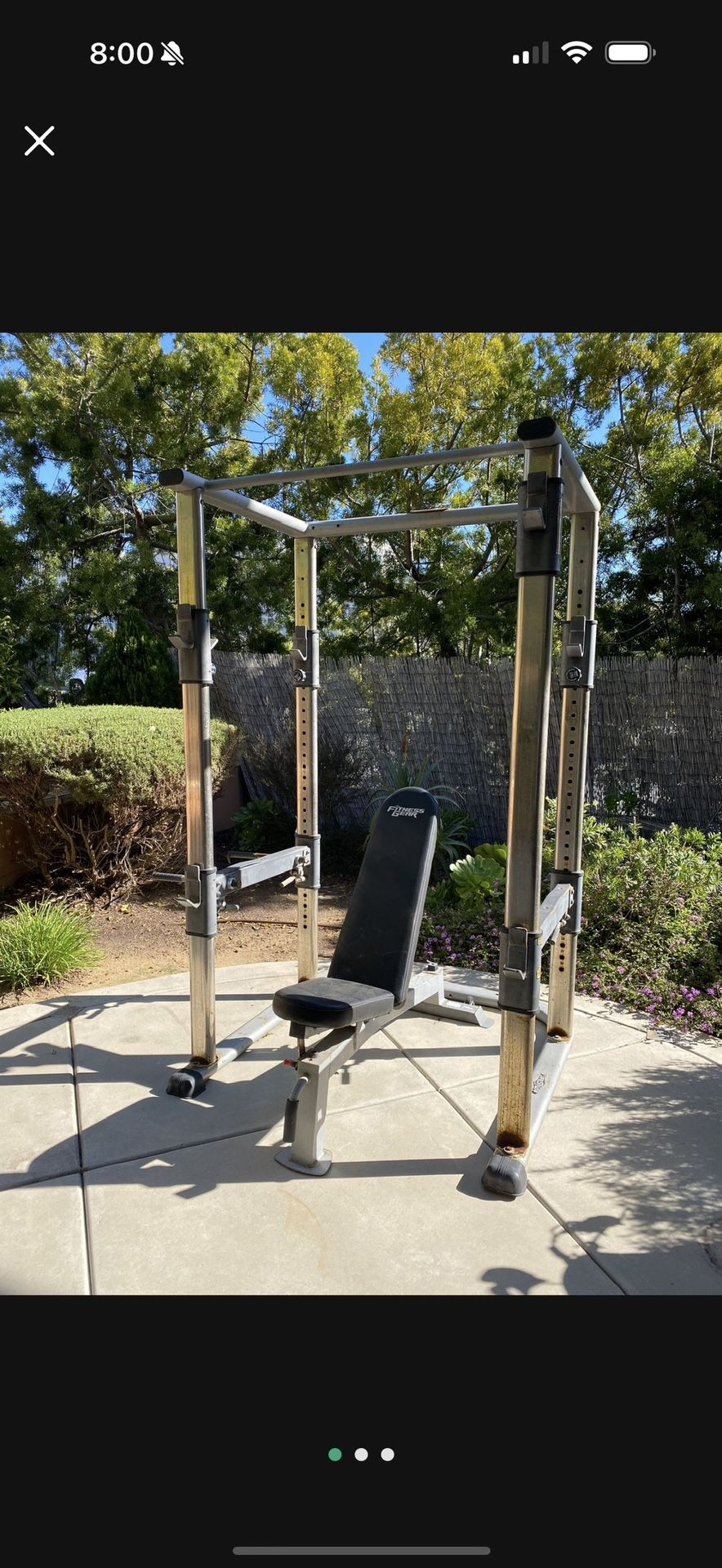 Tuffstuff Power Cage Rack For Weight Lifting
