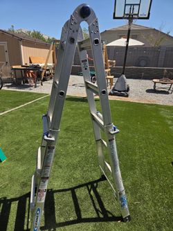 A highly versatile Werner MT Series Multi-Position Ladder