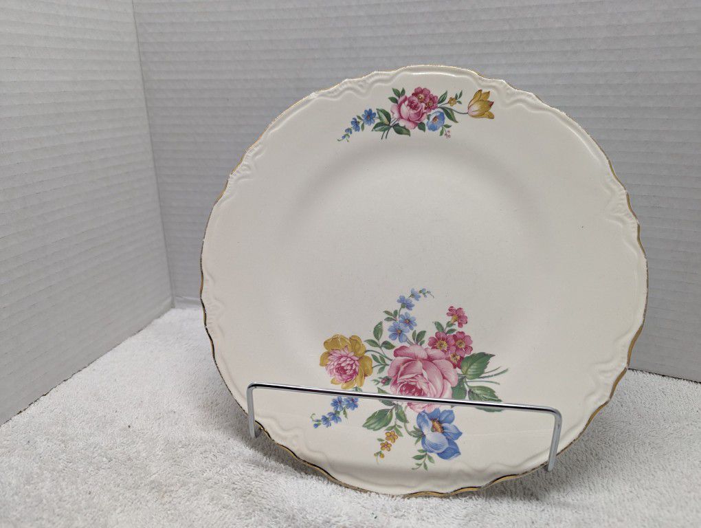 Flower Printed Vintage Plates