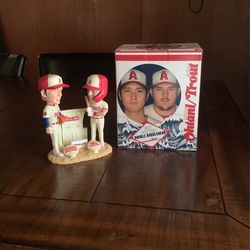 Mike Trout and Shohel Ohtani Angels Bobble head 