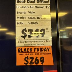 [BLACK FRIDAY] 70” Vizio 4K Smart TV