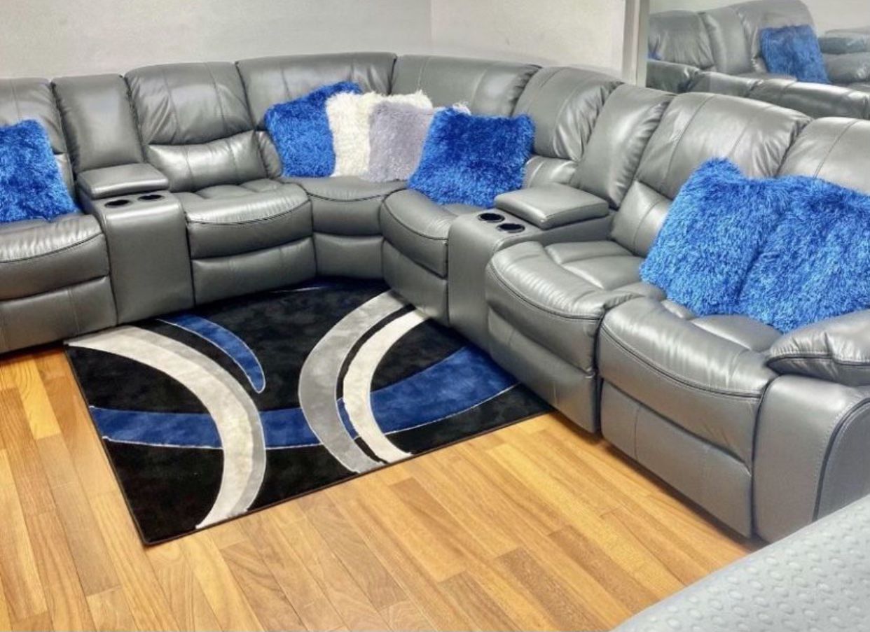 Madrid Reclining Sectional $1299 With Easy Finance