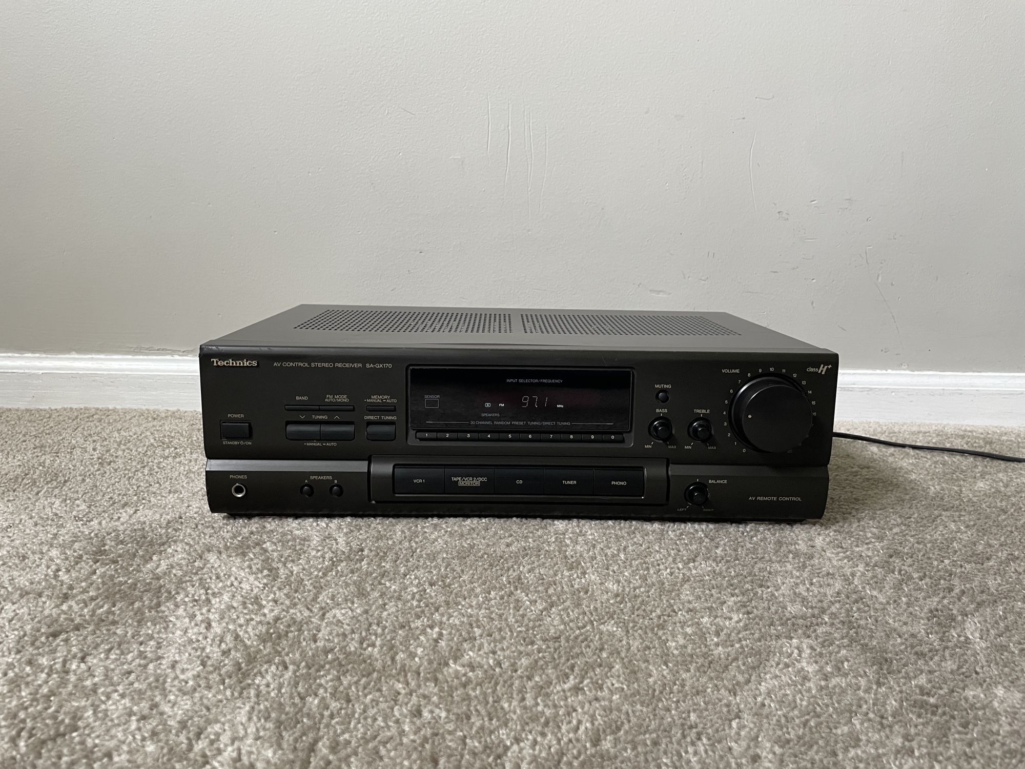 Technics SA-GX170 Home Stereo Audio Receiver