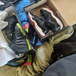 Nike little posite ones (ps) /jordan 11 retro lows (ps) both size 11c