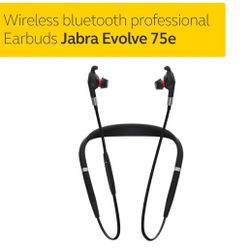 NEW Jabra Evolve 75e Wireless Bluetooth Professional Earbuds