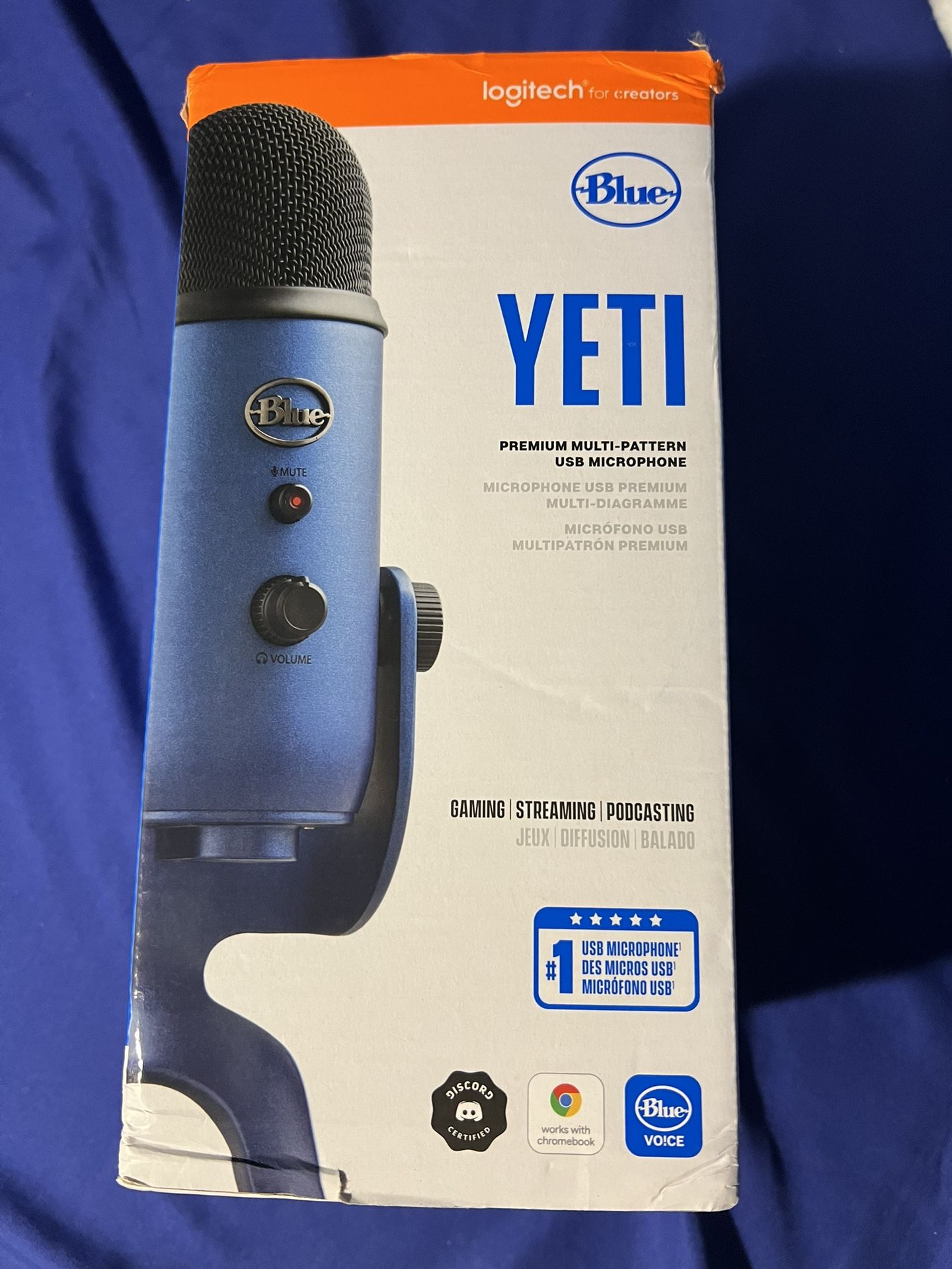 Blue Yeti Microphone New 