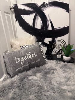 Black & gray Decor Set