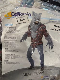 MENs WOLF Costume