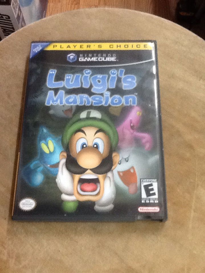 GAMECUBE LUIGI'S MANSION LUIGI MANSION LUIGIS MANSION COMPLETE WITH CASE AND MANUAL