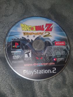 Dragon Ball Z Budokai 2 PS2 Disc