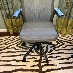 Allsteel titanium gray metal w/mesh seat office chair