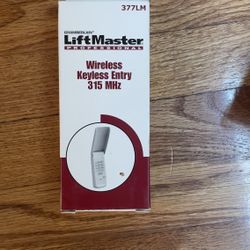 Chamber Liftmaster 377lm wireless keyless entry 315 MHz