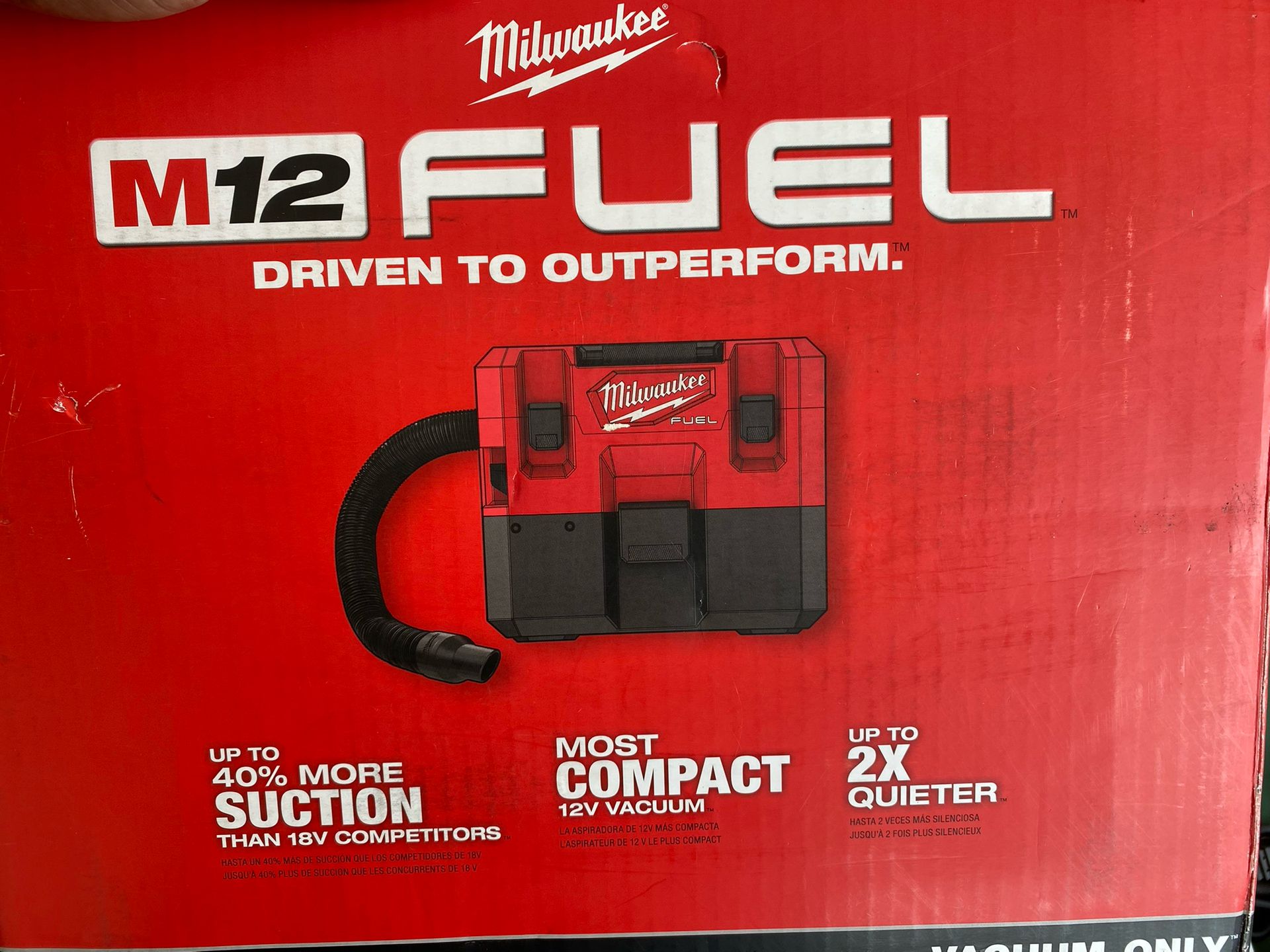 Milwaukee 0960-20 M12 Fuel 1.6gal Wet/Dry Vacuum