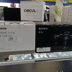 Sony Model A7 Liilce-7m3k/B Incluid Two Lens