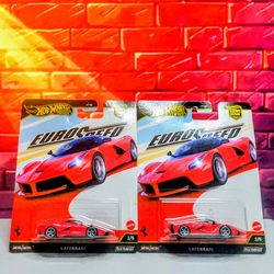 2025 Hot Wheels Premium Car Culture Euro Speed Laferrari Lot Of 2