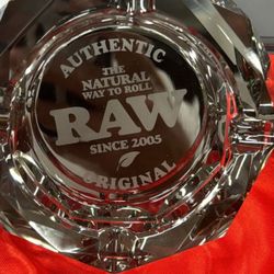 RAW Prism Glass Ashtray | 4.5"