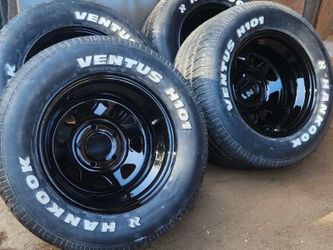 15” steelies 5x5 Chevy