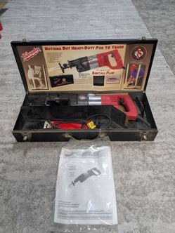 Milwaukee Super Sawzall 75th Anniversary Collectors Ed. With metal Case